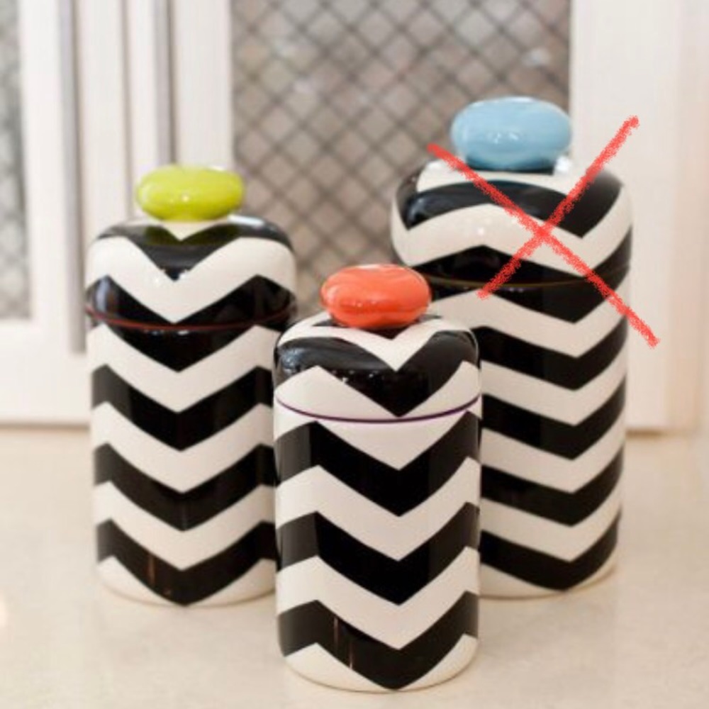 Coton Colors Chevron Canisters (2)